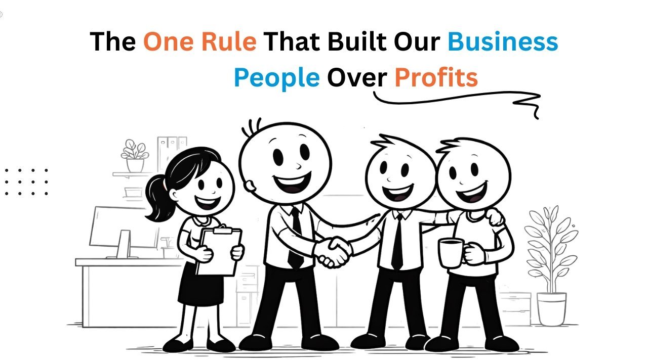 The one rule that built our business: people over profits