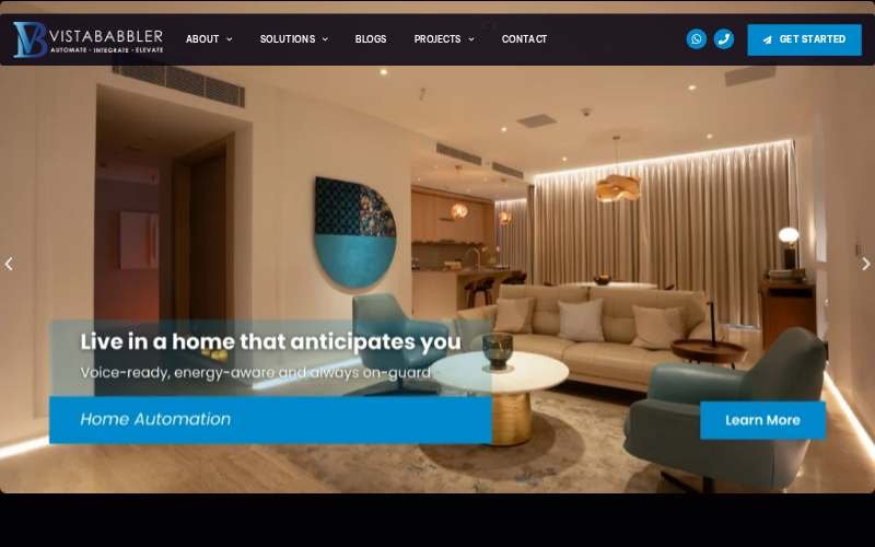 Vistababbler Group website homepage screenshot